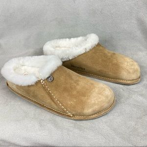 Birkenstock Arizona black wol gevoerd - Sandalenshop